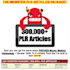 provide you with a Monster PLR Articles Package