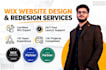 do wix website design, redesign, wix website development