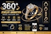create 360 degree jewelry animation and product rotation video for ads