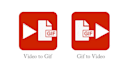 convert you video file to gif or your gif to video formats