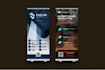 design corporate retractable, roll up banner design