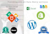 provide all data entry services