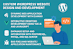 design, develop, or fix your wordpress, django, or vuejs website