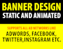 design animated or static banners