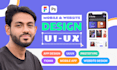 create stunning mobile app UI UX in figma or photoshop