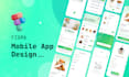design a modern mobile app UI UX in figma
