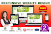 create a custom professional and responsive website design