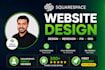 design, redesign responsive professional squarespace website