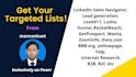 do targeted lists using linkedin sales navigator