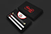 do referral card, thank you card, header card design