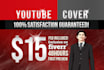 design youtube cover background
