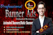 design amazing and creative animated and static banner