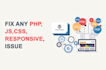 fix any php,js,css,responsive, opencart issue