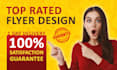 do professional flyer, brochure, leaflet or poster design