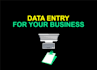 do data entry on excel, google sheets, quickbooks