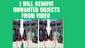 remove objects from video, vfx cleanup