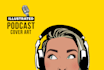 draw a fun podcast cover art