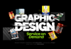 create flyer and modern graphic design for digital and print