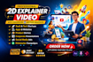 create a high converting 2d animated explainer video in after effects