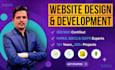 build website, full stack developer, front end developer ,backend developer