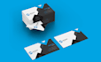 design professional, stylish business card