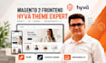develop or customize magento 2 theme and hyva frontend