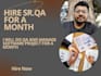do QA and manage software project for a month