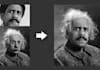 merge two photos into one