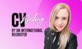 write an outstanding CV for UK markets