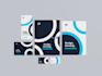 design letterhead, business card, amazing stationery items