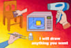 draw a cartoon drawing for you