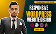 do website development, design or redesign and build wordpress website