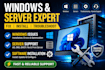 fix windows and server issues, ad, dns, rdp and installation