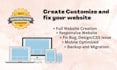 create,customize and fix your wordpress site