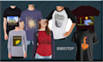 create custom t shirt design template