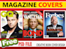design professional eye catchy magazine cover