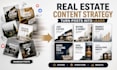 create real estate content strategy and post ideas that generate leads