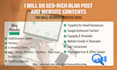 boost your small business with high quality SEO blog posts