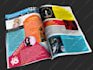 design elegant mag cover, pages layout, ads and yearbook