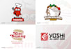 make a sushi, ramen logo for your asian food restaurant