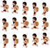 animate 8 bit pixel art character or animal gif sprite sheet for unity games