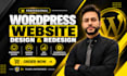 design, redesign wordpress website, business website, website development