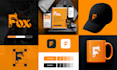 create company logo design and complete brand identity with a full branding kit