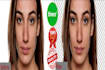 do photo retouching and hair masking job