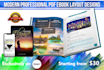 design a PDF ebook, book cover, lead magnet professionally