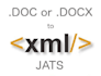 do conversion of journal articles into xml for submission