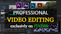 do professional video editing