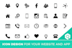 design modern and attractive icons