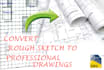 do AUTOCAD architecture 2D house plans with extensive details