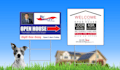 do yard sign, roll up  banner design, billboard, sign board, signage